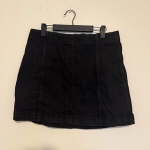 Wild Fable | Jet Black Mini Skirt